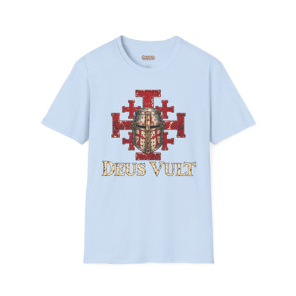 Deus Vult Crusader Shield T-Shirt