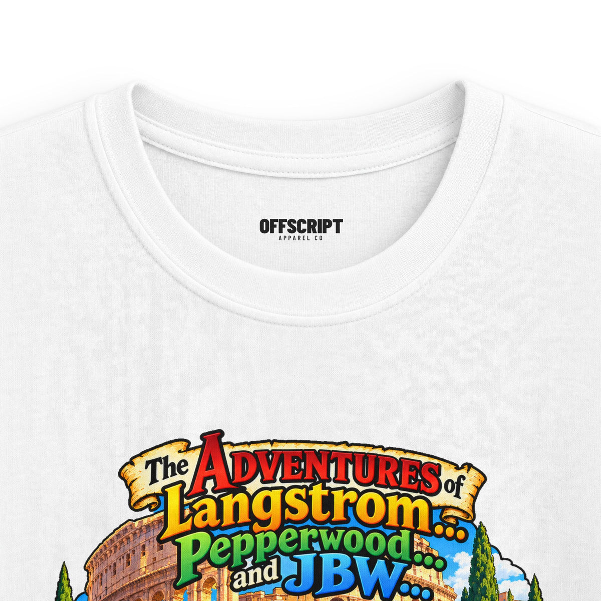 Kids Tee — 'The Adventures of Langstrom & Pepperwood' Illustrated Storybook Design