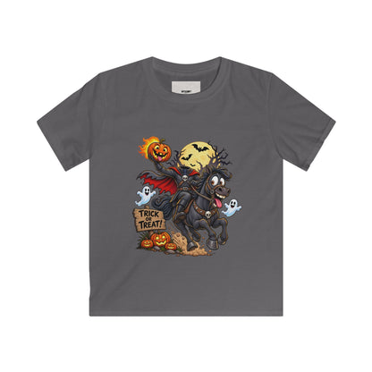 Kids Halloween Tee — Headless Horseman Trick or Treat Shirt for Children