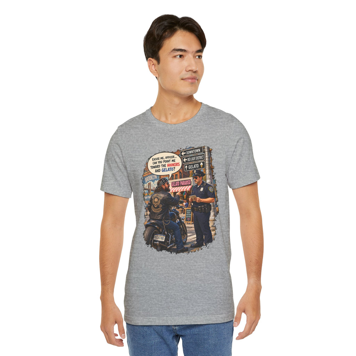 Motorcycle Rider Vintage Graphic Tee