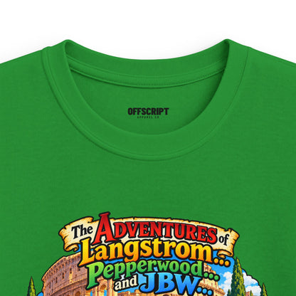 Kids Tee — 'The Adventures of Langstrom & Pepperwood' Illustrated Storybook Design