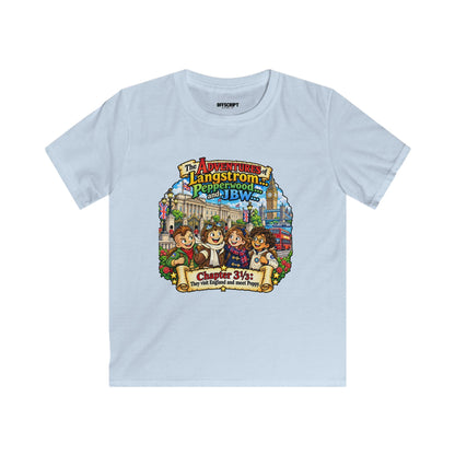 Kids T‑Shirt — 'The Adventures of Langstrom & Pepperwood' Vintage Storybook Design