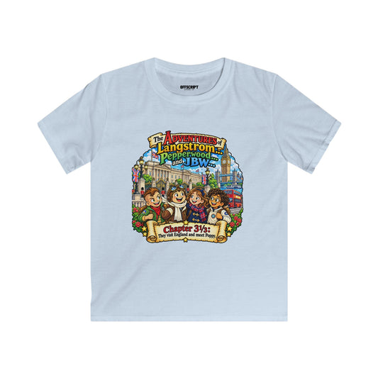 Kids T‑Shirt — 'The Adventures of Langstrom & Pepperwood' Vintage Storybook Design