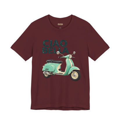 Ciao Bella Vespa Scooter Graphic T-Shirt