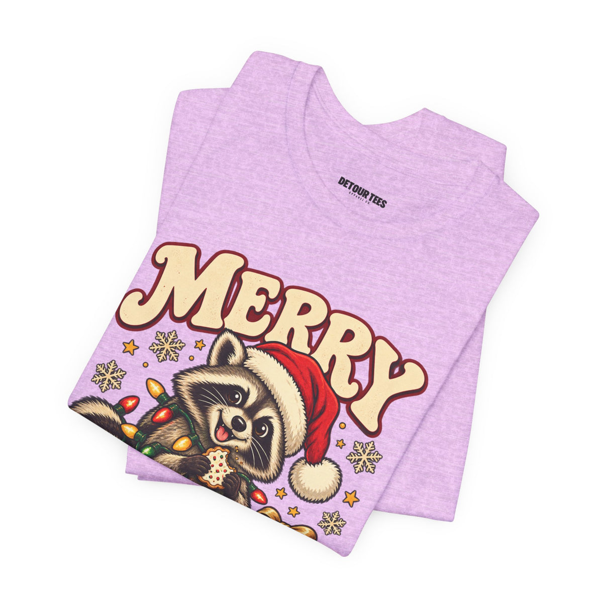 Merry Christmas Raccoon Tee