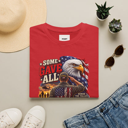 Some Gave All Eagle T-Shirt — Veteran Memorial Patriot Tee