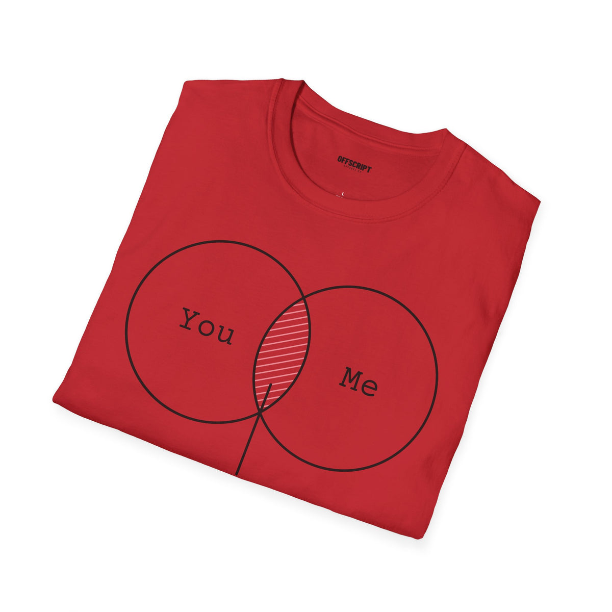 You + Me Venn Diagram T-Shirt — "Kapowww!" Graphic Tee