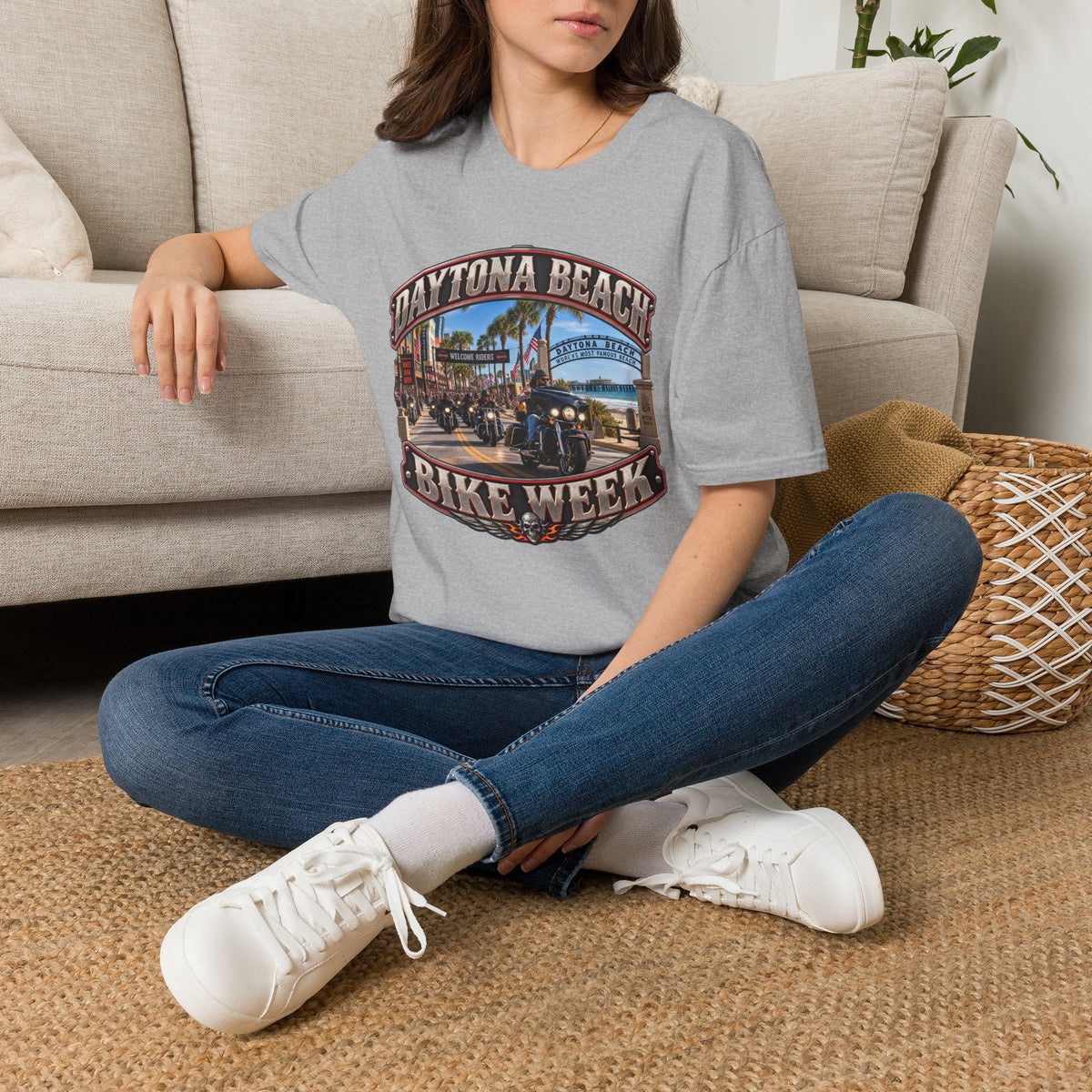 Daytona Beach Bike Week T-Shirt — Vintage Motorcycle Rally Tee