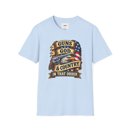 Guns God & Country Graphic T-Shirt