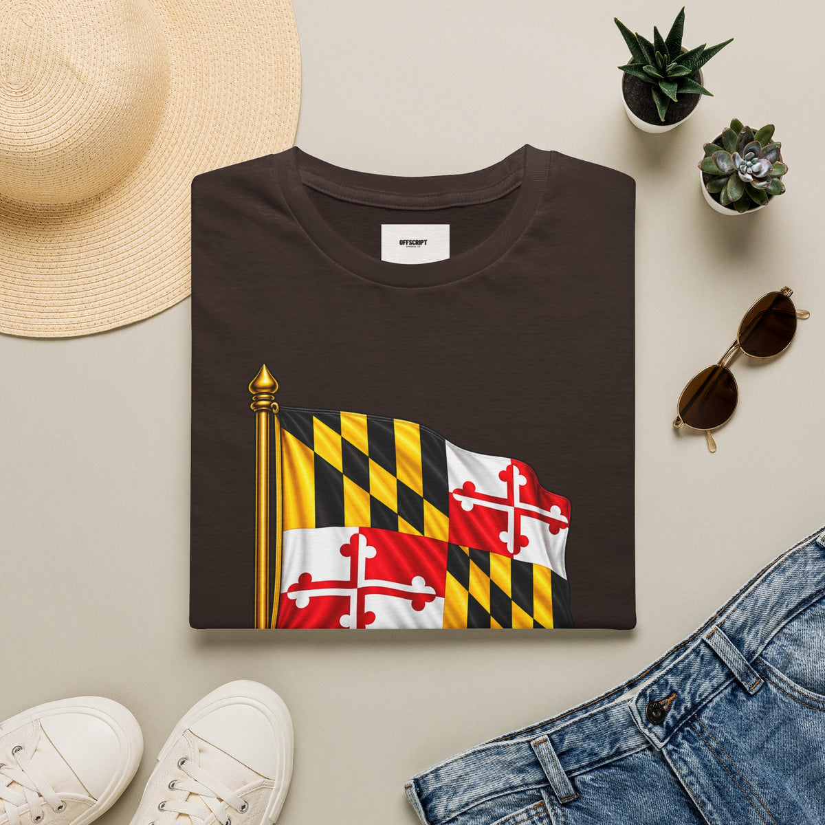 Maryland Flag T-Shirt — State Pride Graphic Tee