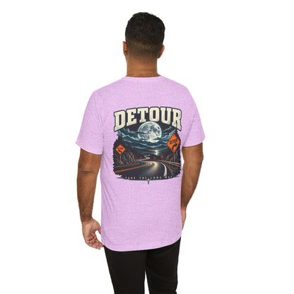 Detour Take the Long Way Road Trip Graphic T-Shirt