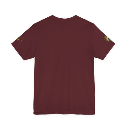 Sunset Lake Fishing T-Shirt — Mountain Boat Fishing Graphic Tee