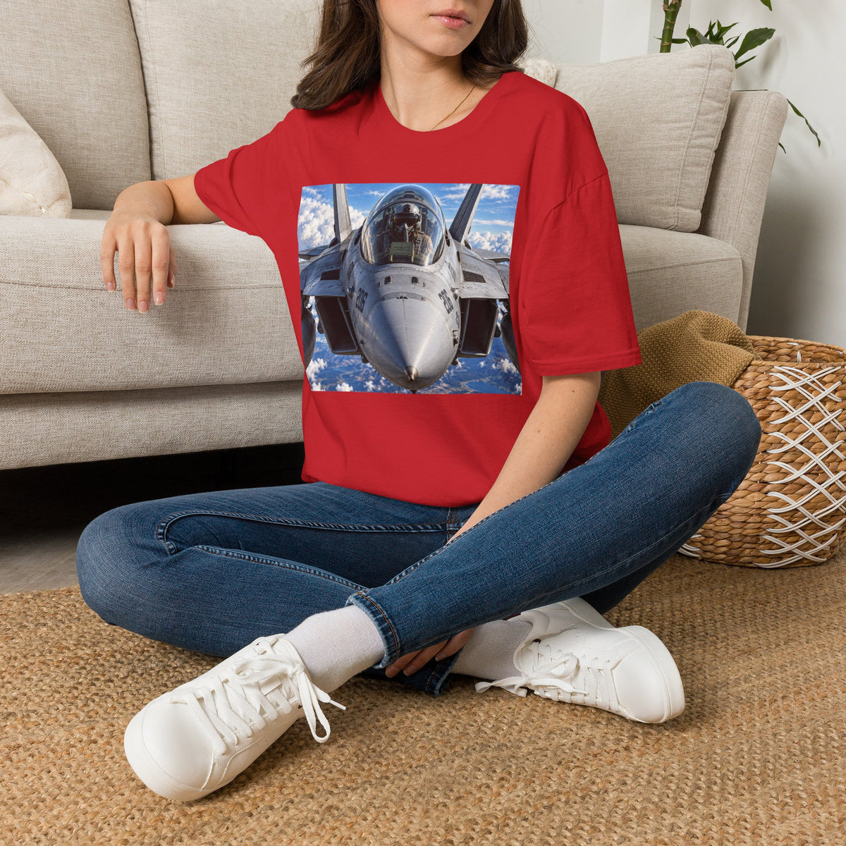 Fighter Jet Pilot Photo T-Shirt