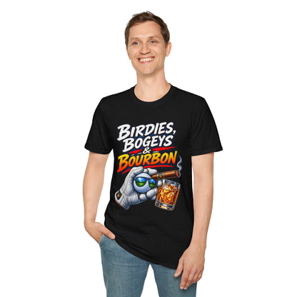 Birdies, Bogeys & Bourbon Golf T-Shirt