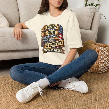 Guns God & Country Graphic T-Shirt