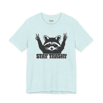 Stay Trashy Raccoon Graphic T-Shirt