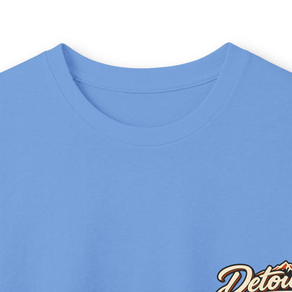 Detour Classic Car Long Sleeve Tee – 'Take The Long Way' Vintage Hot Rod Shirt