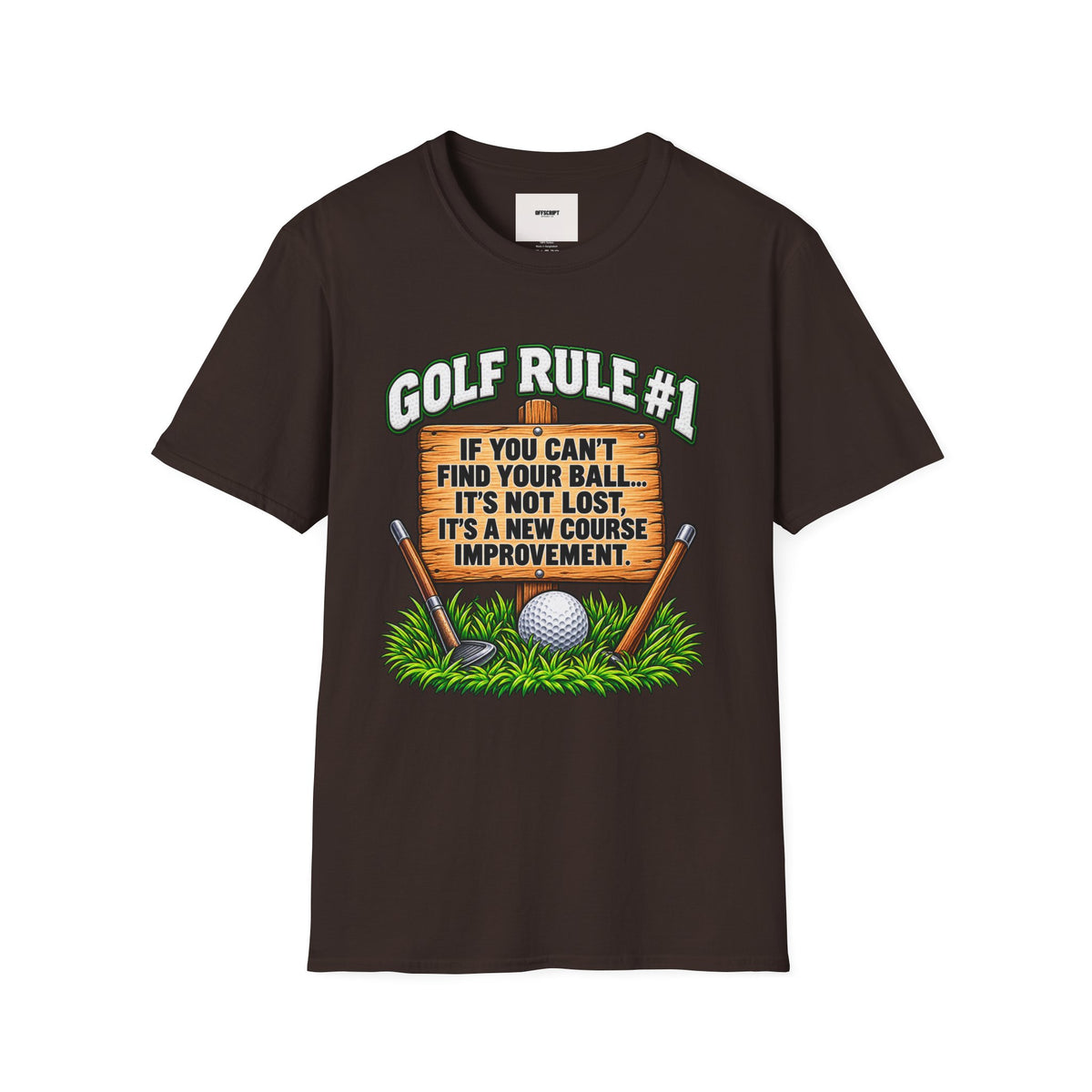 Golf Rule #1 T-Shirt — If You Can’t Find Your Ball Funny Golf Shirt