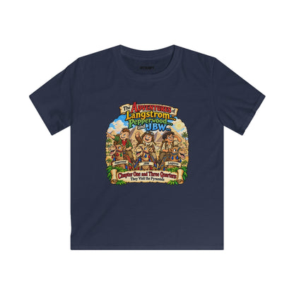 Kids Adventure T‑Shirt — "The Adventures of Langstrom & Pepperwood" Fantasy Design