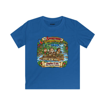 Kids Adventure Tee — 'The Adventures of Langstrom & Pepperwood' Vintage Storybook Graphic