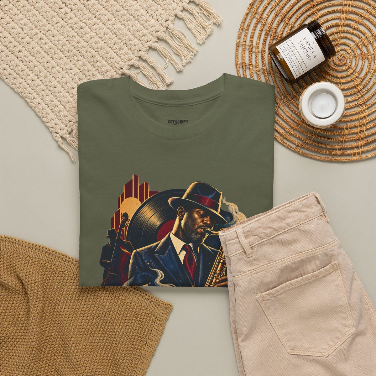 Saxophone Jazz Musician T-Shirt — Vintage Sax Player Tee