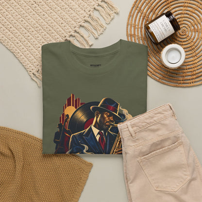 Saxophone Jazz Musician T-Shirt — Vintage Sax Player Tee