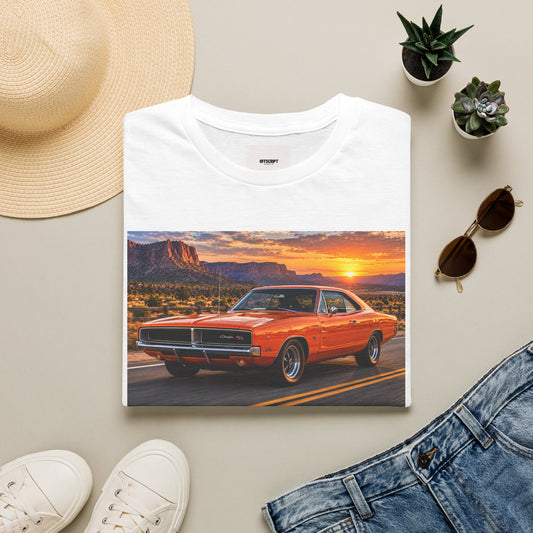 Classic Muscle Car Sunset T-Shirt