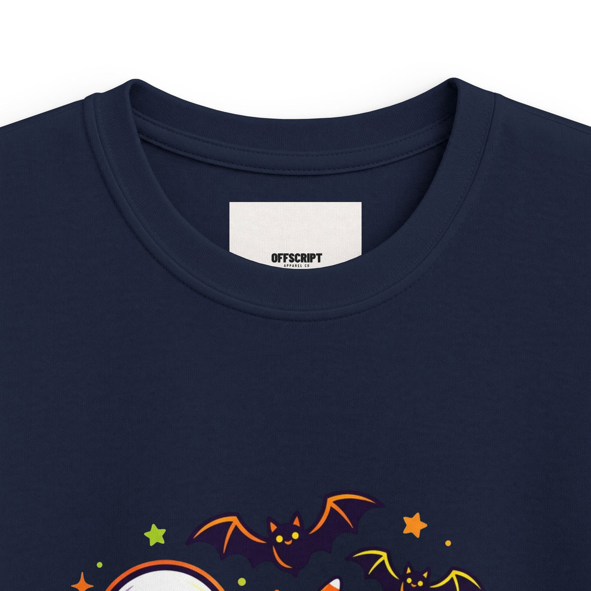 Kids Halloween Tee - Cute Ghost, Jack-O'-Lantern & Black Cat Shirt for Children