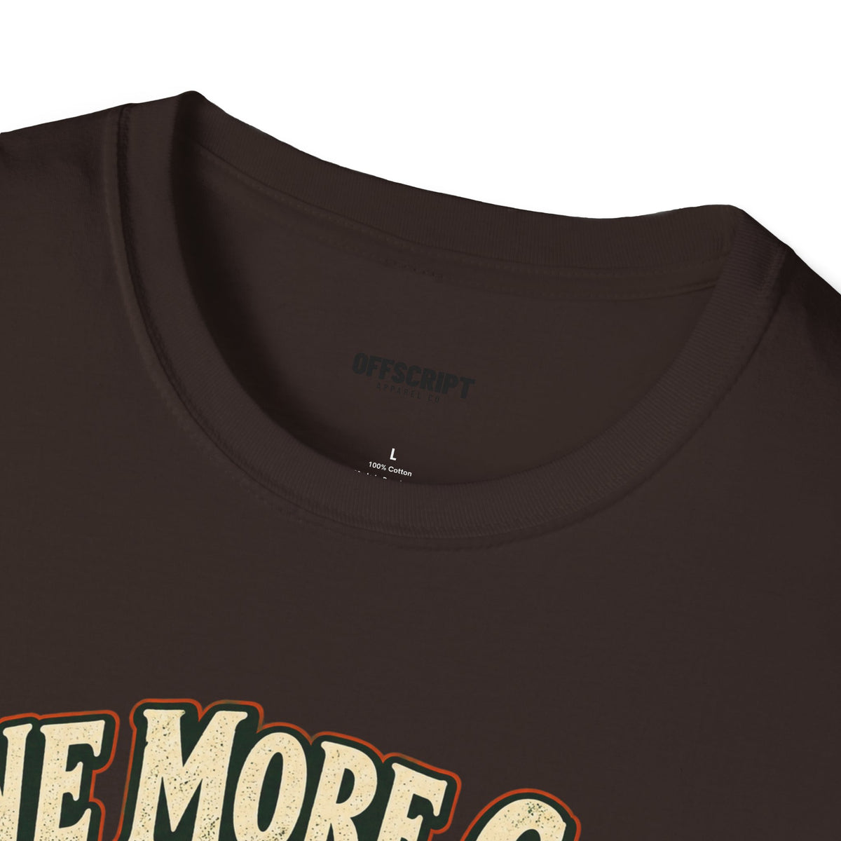 Fishing T-Shirt — "One More Cast" Bass Graphic Tee