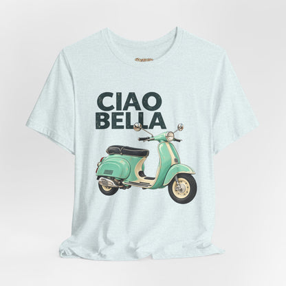 Ciao Bella Vespa Scooter Graphic T-Shirt