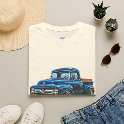 Vintage Blue Pickup T‑Shirt — Classic Retro Truck Graphic Tee