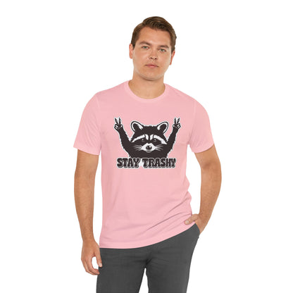 Stay Trashy Raccoon Graphic T-Shirt