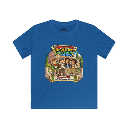 Kids Tee — 'The Adventures of Langstrom & Pepperwood' Illustrated Storybook Design