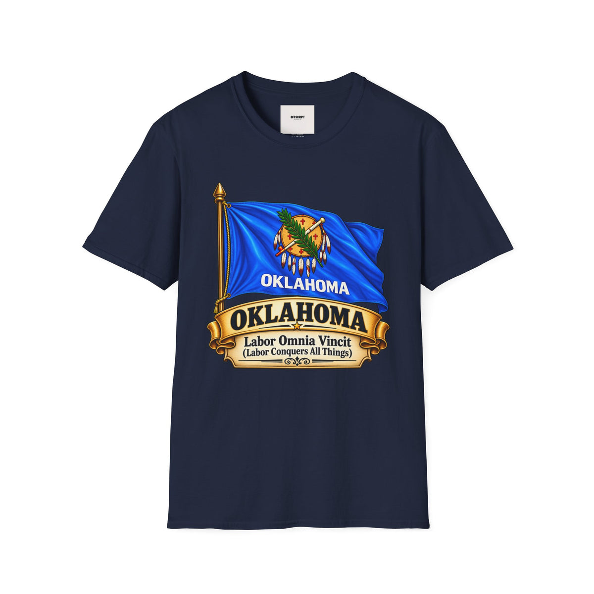 Oklahoma Flag T-Shirt — State Pride Tee with 'Oklahoma' & Seal