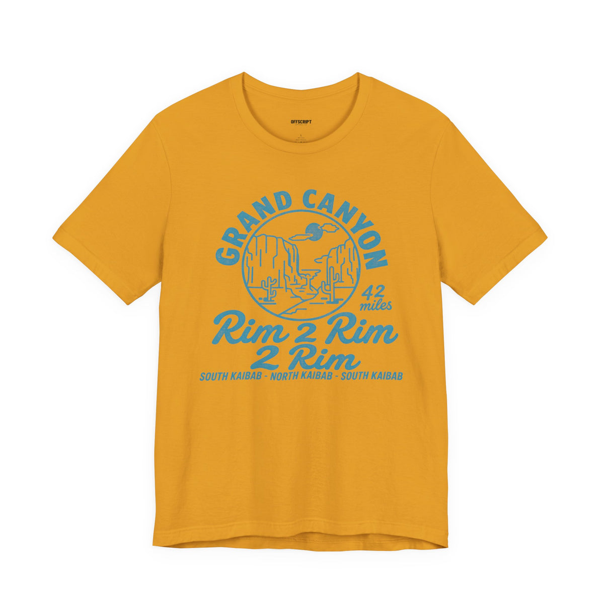 Grand Canyon Rim 2 Rim Graphic Tee — 42 Miles Adventure T-Shirt