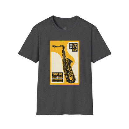 Tokyo Jazz Club Saxophone Poster T-Shirt