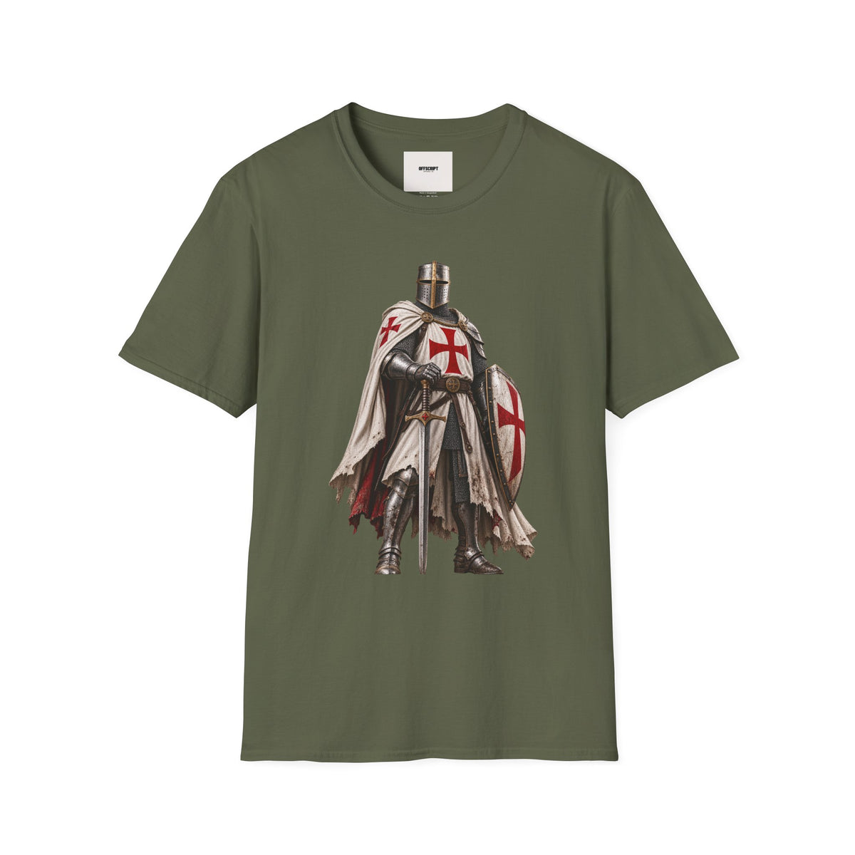 Crusader Knight T‑Shirt — Medieval Templar Armor Graphic Tee (Copy)