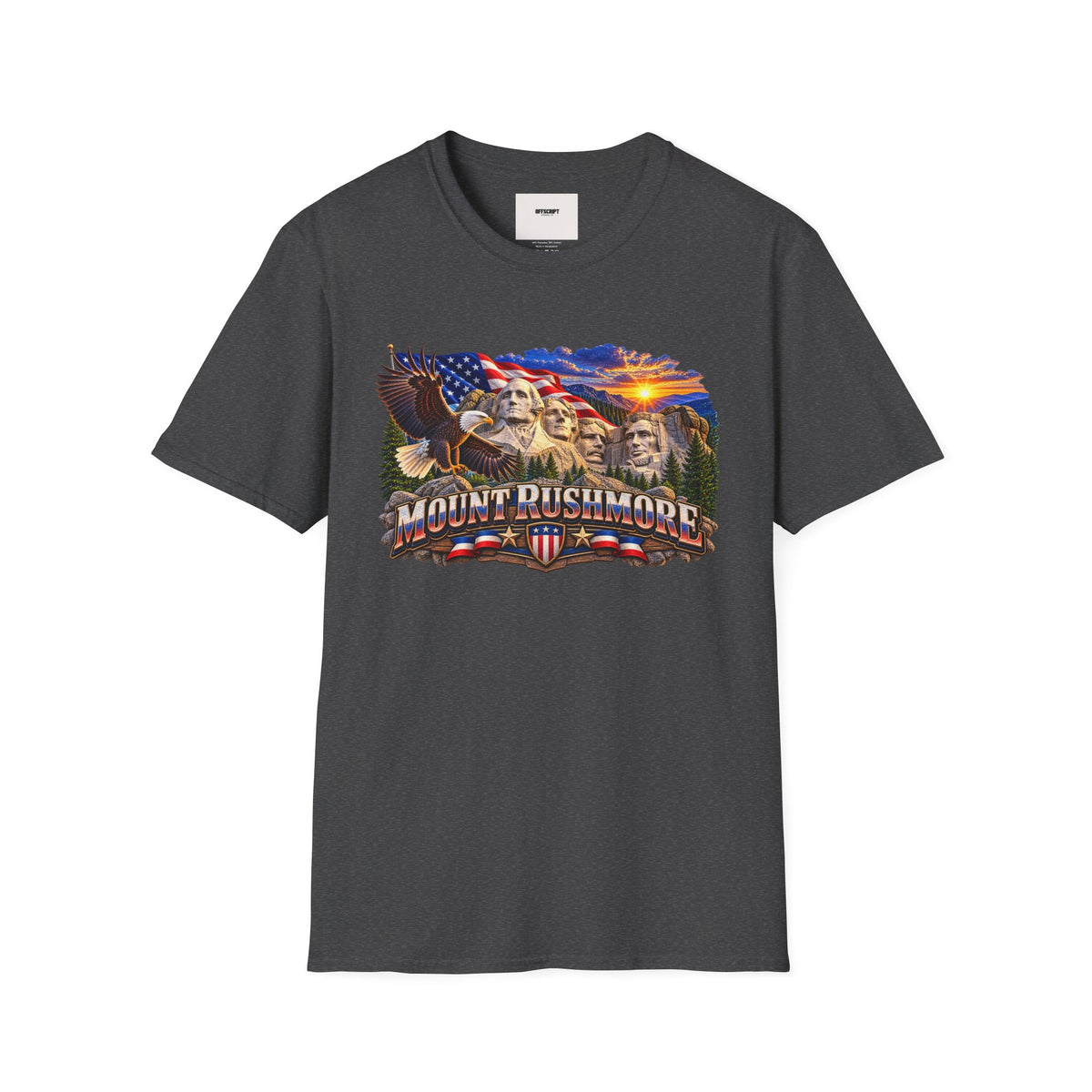 Mount Rushmore Graphic T-Shirt — Patriotic American Landmark Tee
