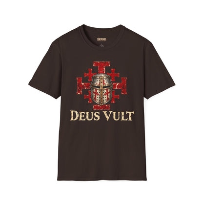 Deus Vult Crusader Shield T-Shirt