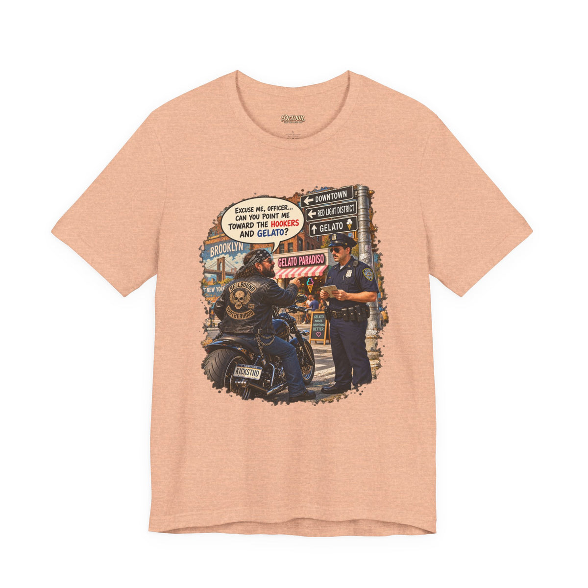 Motorcycle Rider Vintage Graphic Tee