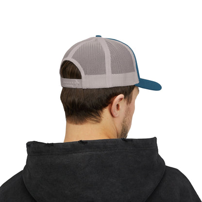 Cowboy Hat Snapback Trucker Cap – Western Rodeo Mesh Back Hat