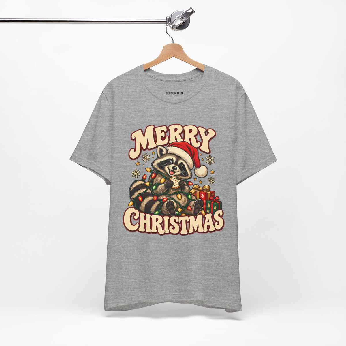 Merry Christmas Raccoon Tee