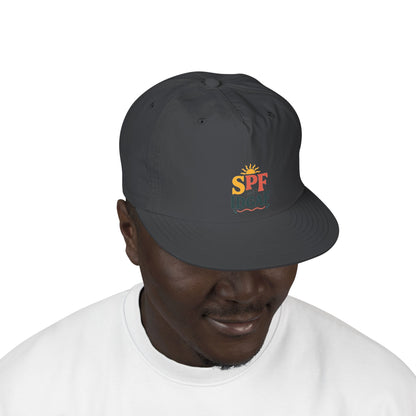 SPF IDGAF Surf Cap | Retro Sun Typography Hat