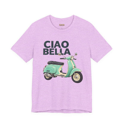 Ciao Bella Vespa Scooter Graphic T-Shirt