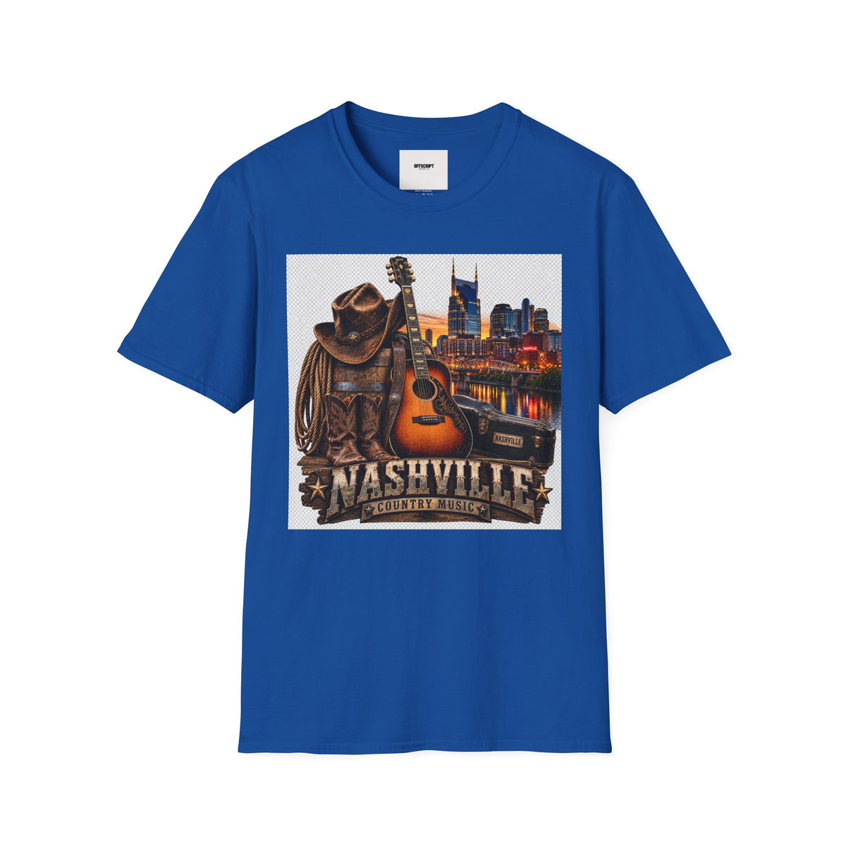 Nashville Skyline Guitar Tee
