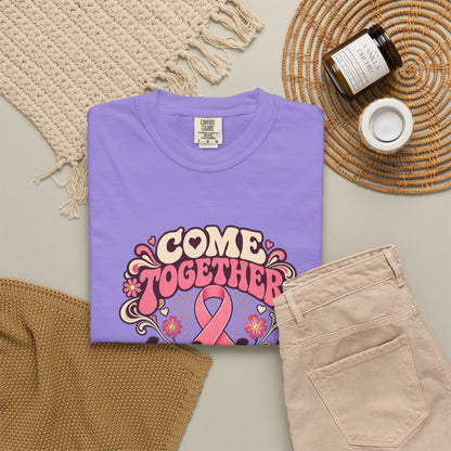 Breast Cancer Awareness 'Come Together for a Cure' T-Shirt