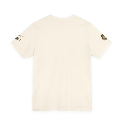 Sunset Lake Fishing T-Shirt — Mountain Boat Fishing Graphic Tee