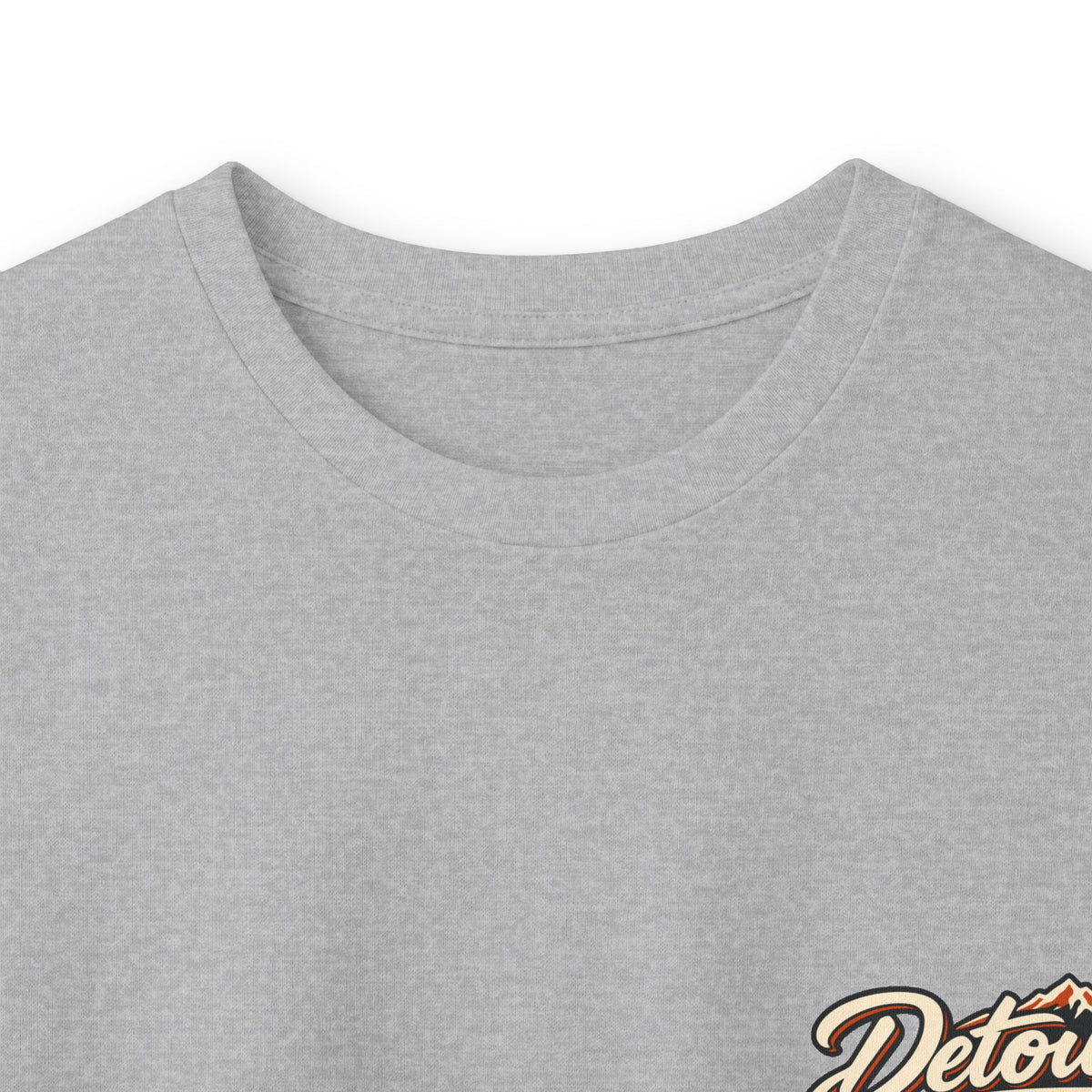 Detour Classic Car Long Sleeve Tee – 'Take The Long Way' Vintage Hot Rod Shirt