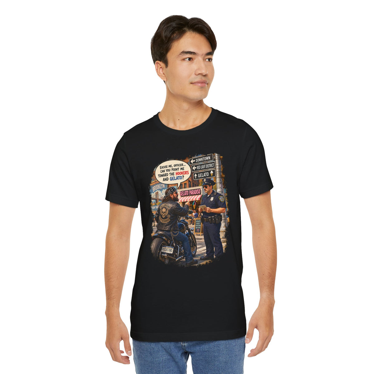Motorcycle Rider Vintage Graphic Tee