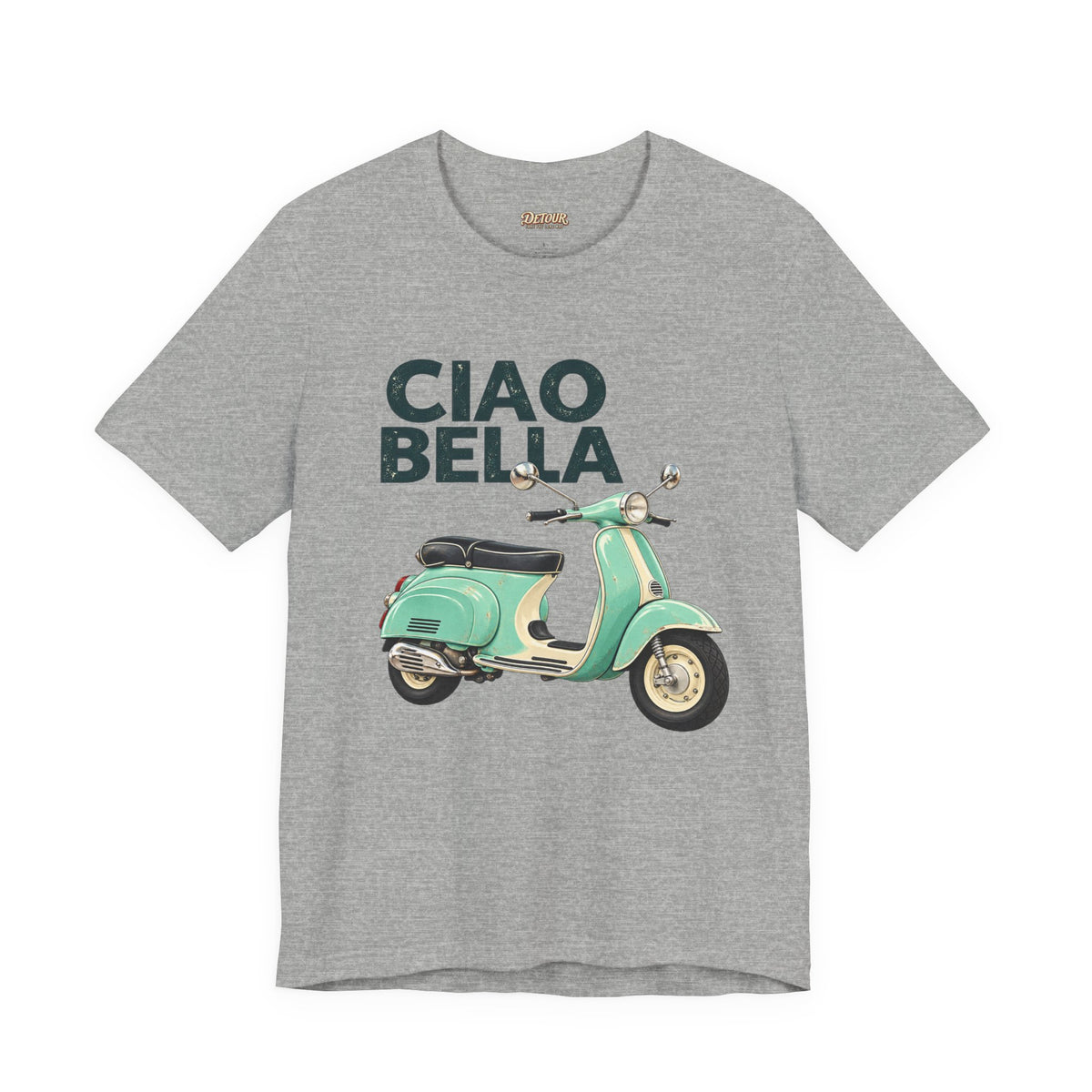 Ciao Bella Vespa Scooter Graphic T-Shirt